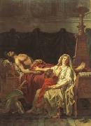Jacques-Louis David andromache mourning hector (mk02) Spain oil painting artist